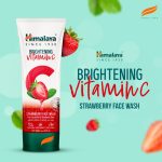 Himalaya Brightening Vitamin C Strawberry Face Wash - 100ml