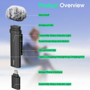 Ulanzi WM-10 Wireless Microphone