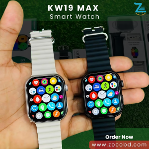 Here’s a fully rewritten SEO-friendly product description for the KEWIWEAR KW19 Max Series 9 Smart Watch for DashiBD.com: KEWIWEAR KW19 Max Series 9 Smart Watch – 2.5D Curve Infinity Display with Double Strap Stay connected, track your fitness, and upgrade your style with the KEWIWEAR KW19 Max Series 9 Smart Watch. This multifunctional smartwatch comes with a stunning 2.5D curved infinity display, dual straps, and advanced health and fitness features — designed to make your daily life smarter and more efficient. Key Features: Brand: KEWIWEAR Model: KW19 Max Series 9 Display: 2.5D curved infinity screen for an immersive viewing experience Strap: Comes with double straps for comfort and style versatility Bluetooth Calling: Make and receive calls directly from your wrist with dial pad and call log access Health Monitoring: Track your heart rate, blood oxygen (SpO₂), and sleep quality in real time Fitness Tracking: Includes 25 exercise modes such as running, swimming, cycling, yoga, cricket, basketball, and more Smart Notifications: Receive instant alerts for calls, messages, and app notifications Entertainment: Built-in fun games, music playback, and Bluetooth photo control Utility Tools: Calculator, stopwatch, timer, alarm clock, weather updates, flashlight, and find phone function Extra Features: GPS sports tracking Sedentary reminder Breathing exercises Raise wrist to wake screen Adjustable brightness, vibration, and screen time settings 5 unique UI styles: list, table, honeycomb, arc, and ferris wheel Why Choose KEWIWEAR KW19 Max Series 9: With its elegant design, smooth performance, and all-in-one smart functionality, the KEWIWEAR KW19 Max Smart Watch is the perfect blend of fitness, fashion, and technology. Get the KEWIWEAR KW19 Max Series 9 Smart Watch now at DashiBD.com – your smart companion for health, style, and everyday life!