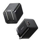 Baseus Super Si Pro Quick Charger 1C 20W CN Sets - Black