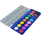Water Color Cakes Paint 16 Colors Box for Student's Watercolor Painting