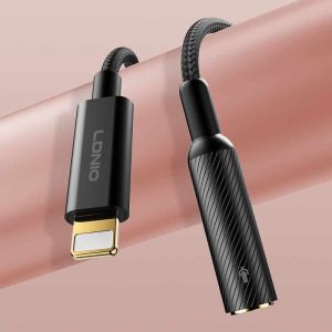 LDNIO LS-T90i Lightning To 3.5mm Female Adapter