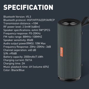 LDNIO BTS13 Wireless Speaker - Image 3