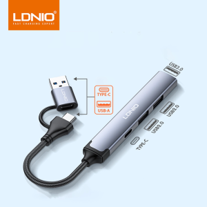 LDNIO DS-64C 4-in-1 Type-C Hub Adapter