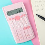 Deli Pink Scientific Calculator – Stylish & Compact Engineering Calculator