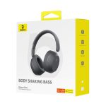 Baseus Bass 35 Max Wireless Headphones 50Hrs Long Battery Life Twilight Grey