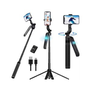 **C12 AI Tracking Stable Selfie Stick Quadrupod – 3-in-1 Smart Selfie Stick, Tripod & Phone Holder | DeshiBD.com** Capture your best moments effortlessly with the **C12 AI Tracking Stable Selfie Stick Quadrupod**, available now at **DeshiBD.com**. This innovative **3-in-1 selfie stick, tripod, and phone holder** is designed for modern creators who value smart technology, portability, and stability. Powered by **AI tracking technology**, the **C12 Selfie Stick** automatically follows your face and movements, keeping you perfectly centered in every shot — ideal for **vlogging, live streaming, video calls, and content creation**. Its **360° rotatable phone holder** and **extendable pole** allow you to adjust angles and height for flawless photos and videos. The **C12 Quadrupod** also includes a **detachable wireless remote**, giving you full control for hands-free photography and video recording. Compact, **foldable, and easy to carry**, this selfie stick is compatible with most **smartphones, GoPro, and small cameras** — making it the perfect all-in-one shooting solution for creators on the go. ### **Key Features:** * **Model:** C12 AI Tracking Stable Selfie Stick Quadrupod * **3-in-1 Design:** Selfie Stick + Tripod + Phone Holder * **AI Smart Tracking:** Automatic face & object tracking * **360° Rotation:** Adjustable for the perfect shooting angle * **Extendable Pole:** Adjustable height for versatile use * **Wireless Remote Control:** Detachable for hands-free shooting * **Foldable & Portable:** Lightweight design for easy carrying * **Compatibility:** Works with smartphones, GoPro, and small cameras * **Ideal For:** Vlogging, Live Streaming, Video Calls, and Travel Photography Upgrade your mobile content creation with the **C12 AI Tracking Stable Selfie Stick Quadrupod** — your intelligent partner for professional, hands-free shooting. 📱 **Shop now at DeshiBD.com** for the best deals on smart selfie sticks and tripods!