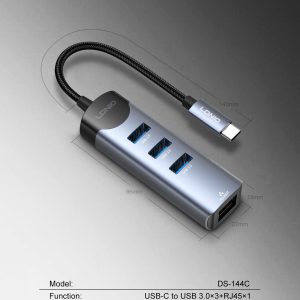 Ldnio DS-144C 4-in-1 USB-C Hub Adapter