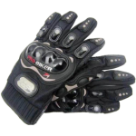 New Pro Biker Half Finger Hand Gloves For Biker- Black