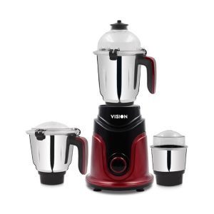 Vision Blender VIS-SBL-022-1100W (Maroon) – Powerful 3-in-1 Blender for Every Kitchen