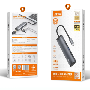 LDNIO DS-56H PD100W 5 In1 USB-C Multi-function Docking Station Type-c Data Hub