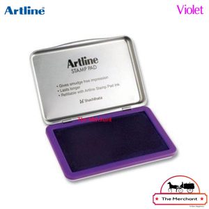 Artline Stamp Pad – Violet | Long-Lasting, Smooth & Non-Toxic Ink
