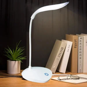 Led Desk Lamp Modern Dimmable Touch Foldable Table Lamp Bedside Reading Eye Protection Night Light USB Chargeable for Bedroom