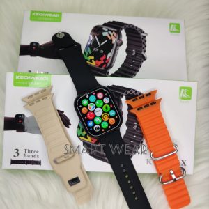 KW2 Max Smart Watch with Three Straps