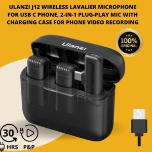 Ulanzi J12 Dual Wireless Microphone with Charging Case For Type-C