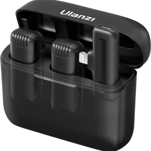 Ulanzi J12 Dual Wireless Microphone with Charging Case For Type-C