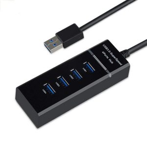 USB 3.0 Hub With 4 Ports 30CM Model : 303 - Black