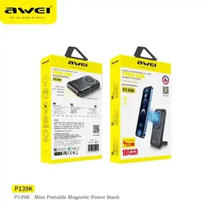 Awei P139K 10000mAh 22.5W Magnetic Wireless Power Bank