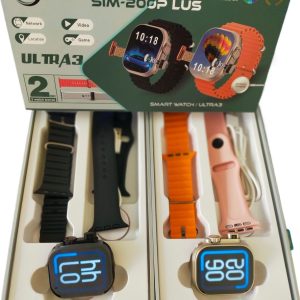 Ultra 3 SIM-200 PLUS 5G SIM Supported Smartwatch +camera