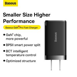 Baseus GaN5 Pro Fast Charger 2C+U 65W CN