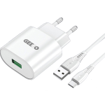 GEEOO C18 Super Fast Charger Type-C, Micro, Lightning