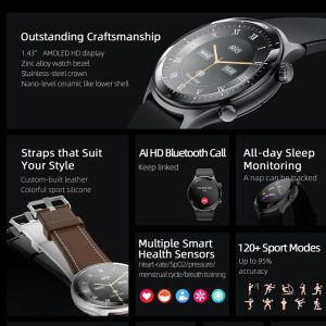 QCY Active GT BT Calling Smart Watch