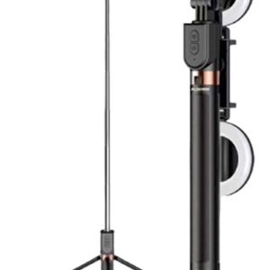 Plokama K9 Pro Double LED Selfie Stick Tripod - Image 3