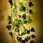 Green Forest Curtain Leaf String Light