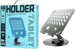 REMAX RM-C60 Alloy Rotary Tablet Holder - Adjustable 360° Foldable