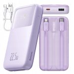 Baseus Comet Series 20000mAh 22.5W Power Bank with Dual Cable