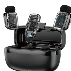 WiWU Wi-WM008 Dual Wireless Lavalier Microphone