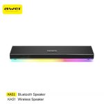AWEI KA51 12W TWS Wireless Speaker with RGB Lights & 1800mAh Battery