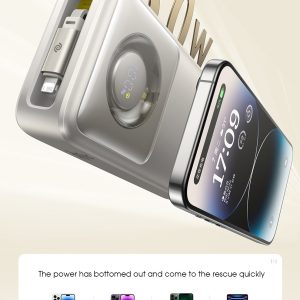 Baseus NOMOS 30W 74Wh 20000mAh Digital Display Power Bank with Built-in iP Retractable Cable