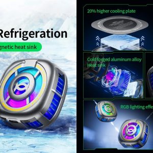 Plextone EX2 Ultra RGB Magnetic Radiator Phone Cooler