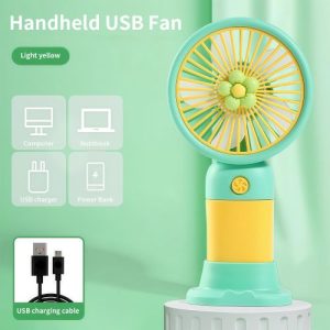 Mini Handheld Small Usb Power Fan - Multicolor