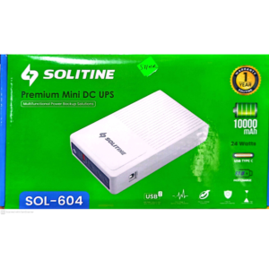 Solitine SOL-604 10000mAh Mini DC UPS