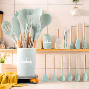 12 Pcs Silicone Spatula & Utensil Set