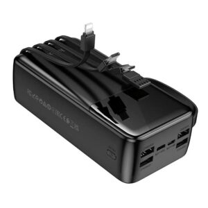 Hoco MMJ-13 Rest Power Bank with Built in Cables - 30000mAh