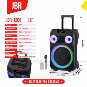 JBR-1206 Professional 12-Inch Trolley Speaker