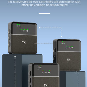 SX9 Dual Wireless Microphone (Type-C & 3.5mm Interface)