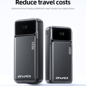 Awei PA-92 22.5W Fast Charging Power Bank - 20000mAh