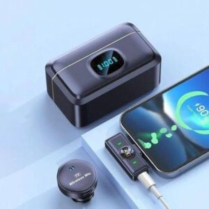 Q8 Dual Wireless Lavalier Microphone with Charging Case