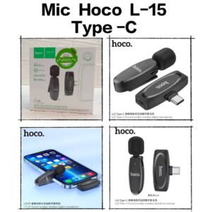 Hoco L15 Type-C Crystal Lavalier Wireless Microphone