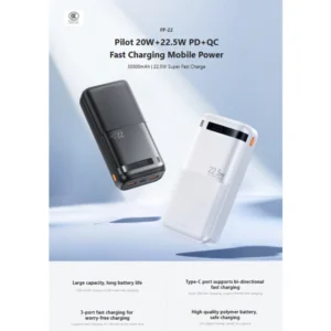 Remax FP-22 30000mAh 22.5W Fast Charging Power Bank