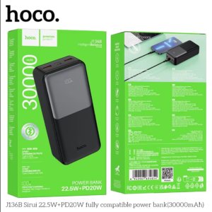 Hoco J136B 30000mAh 22.5W Fast Charging Power Bank