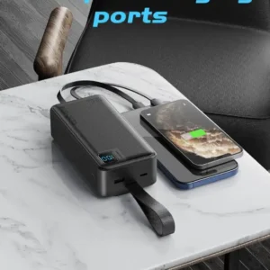 Ven-Dens VD-PB062 30000mAh Power Bank Built-in Cables