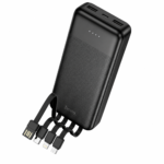 Hoco J163A 20000mAh Power Bank with Built-in Cables