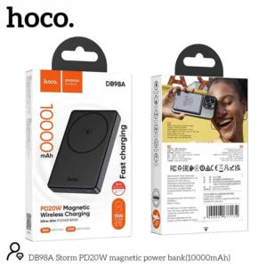 Hoco DB98A Storm PD 20W Slim Magnetic Power Bank 10000mAh