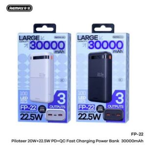 Remax FP-22 30000mAh 22.5W Fast Charging Power Bank