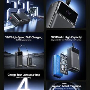 Awei PA-103 Multi-Port 30000mAh 22.5W Power Bank